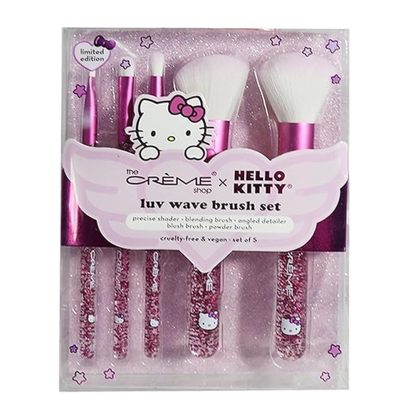 The Creme Shop Other - The Crème Shop x Hello Kitty Luv Wave Brush Set